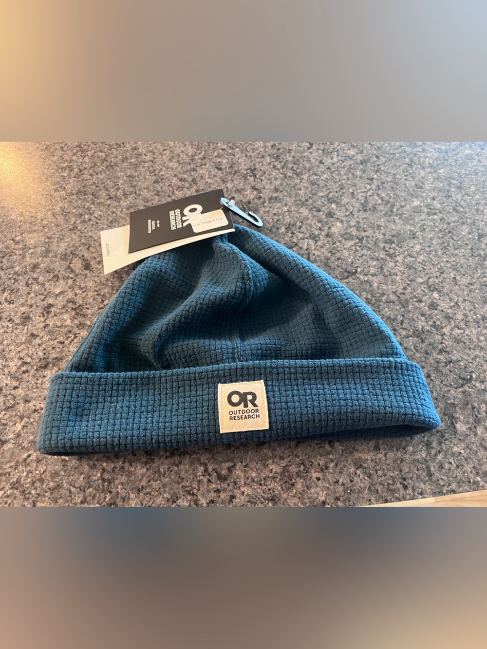 Outdoor Research Teal Waffle Knit Beanie